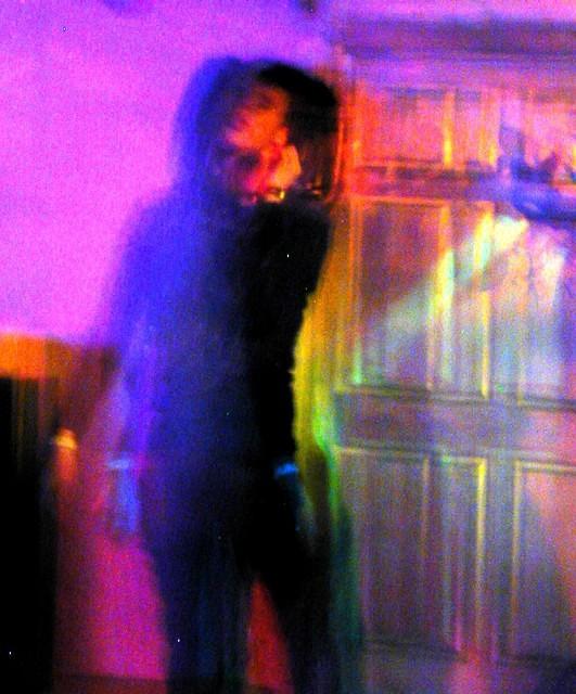 chris caught in a moment in lights