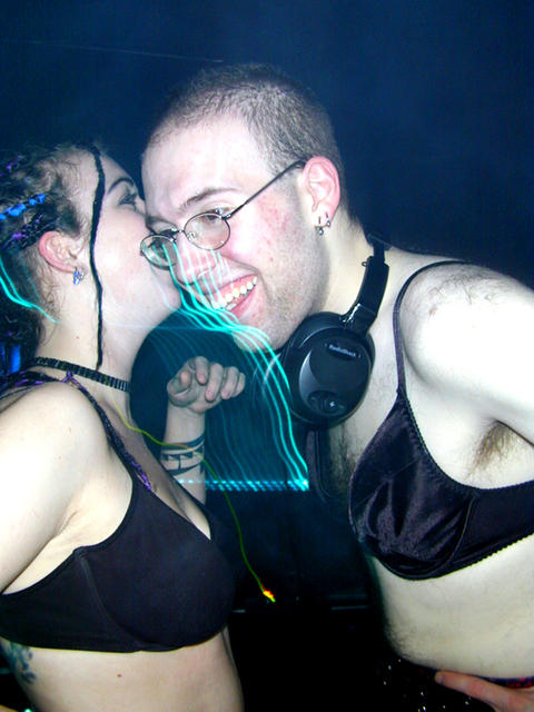 Dani & Lynx DJing Bra Battle