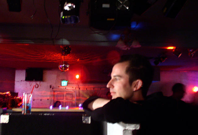 mark amidst swirls and colors