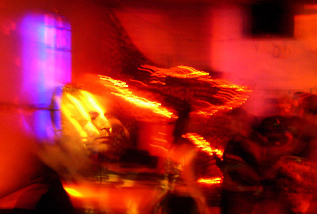 pretty people multiplied in lights