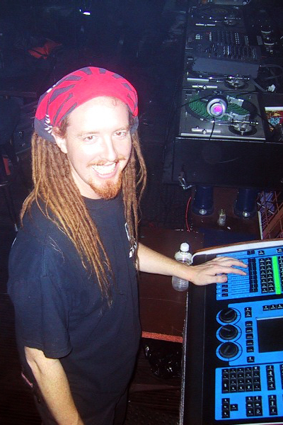 jeremy in the sound booth