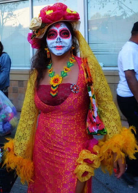 Brightly Painted Person