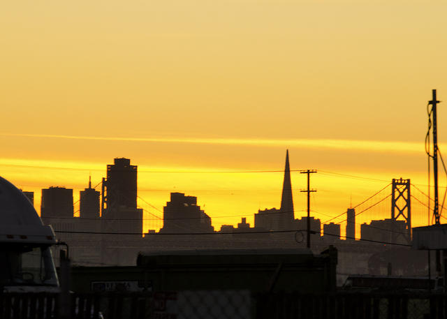 City Melting to Gold