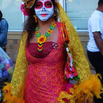 Brightly Painted Person